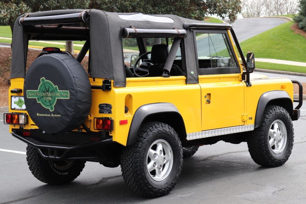 1994 AA Yellow Land Rover Defender - Adventure Motor Cars